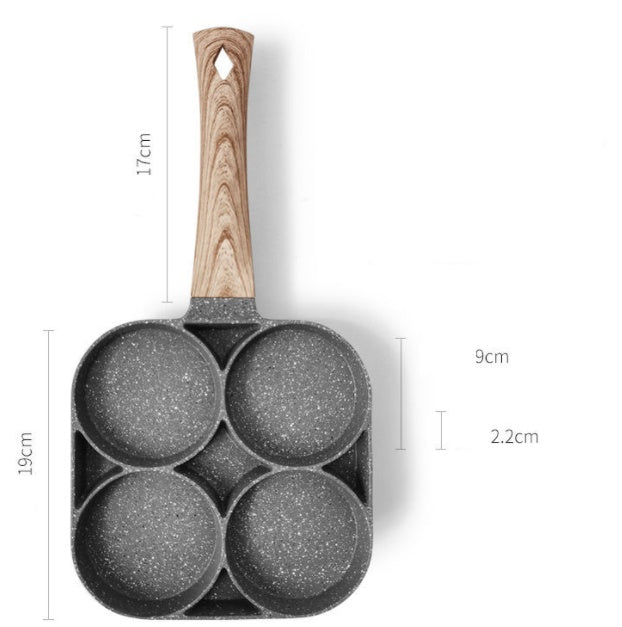 Poêle Quatre Trou Omelette Pan - LUNARIS