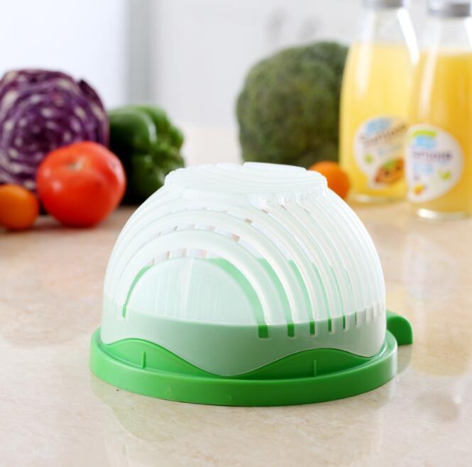 Salad Cutter Bowl – Bol à Salade Coupe-Légumes Multifonction