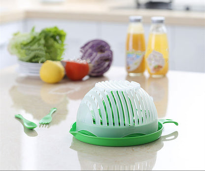 Salad Cutter Bowl – Bol à Salade Coupe-Légumes Multifonction