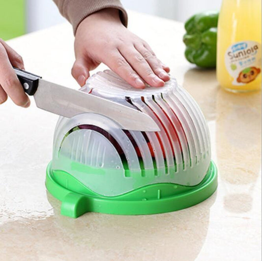 Salad Cutter Bowl – Bol à Salade Coupe-Légumes Multifonction