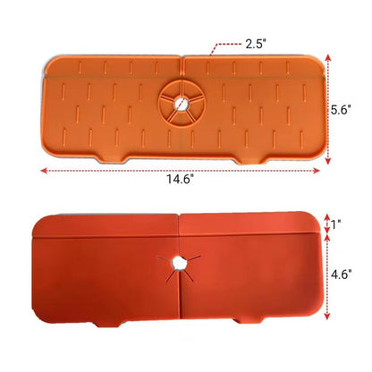 Tapis de Protection Silicone pour Poignée de Robinet : Gardez Vos Comptoirs Propres et Secs